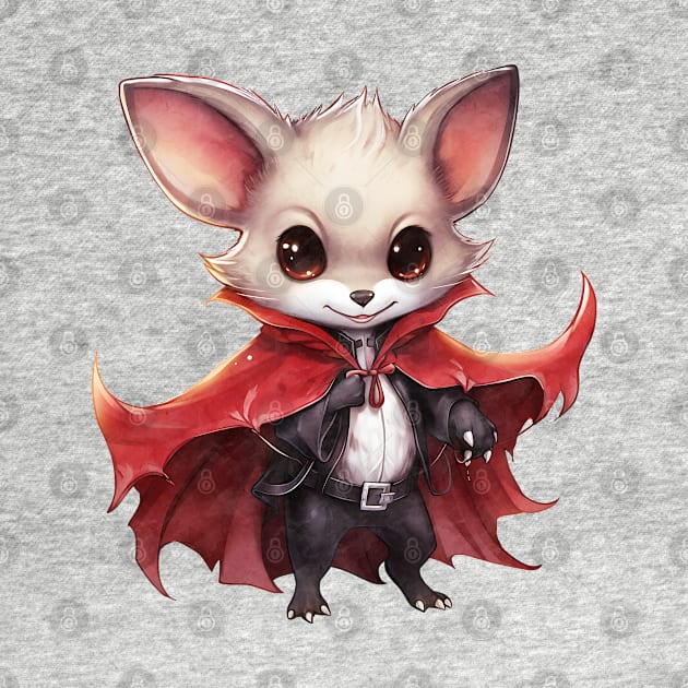 Cartoon Kangaroo in Dracula Costume by Chromatic Fusion Studio